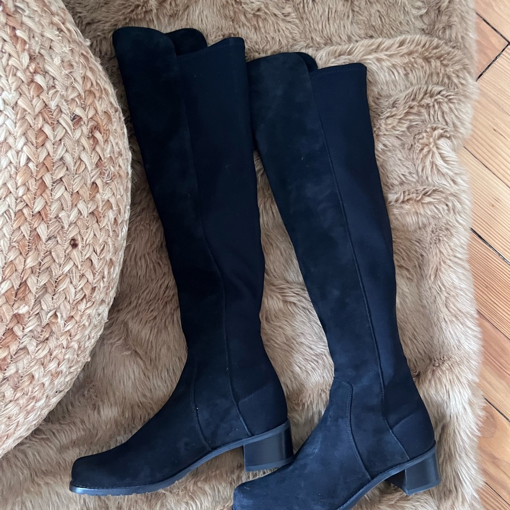 BNWOT STUART WEITZMAN SUEDE 50/50 boots